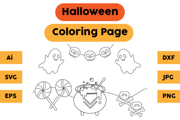 A Craftsperson's Review of Halloween Coloring Page 50 Graphics