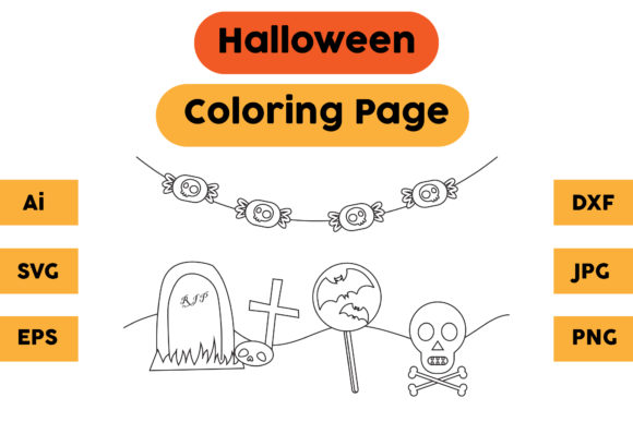 A Practical Review: Halloween Coloring Page 57 Graphics for Creators