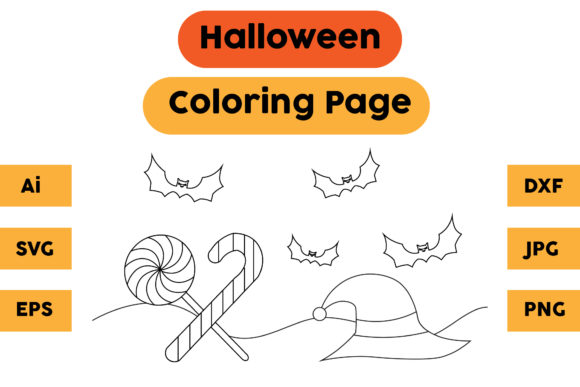 A Practical Review of Halloween Coloring Page 60 Graphics for Sellers