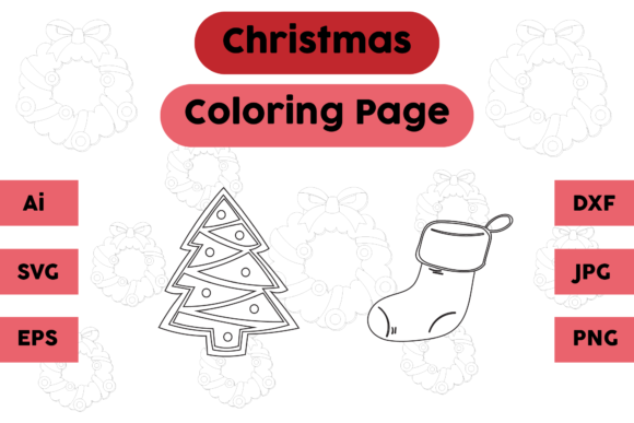 A Practical Review of the Christmas Coloring Pages Tree Socks Set Graphics