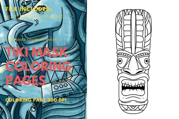 A Publisher's Review of the Tribal Tiki Mask Coloring Asset