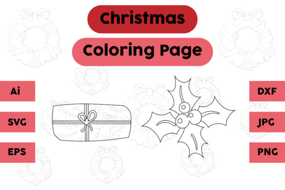 Christmas Coloring Page Gift Plum Set: A Crafter's Graphics Review