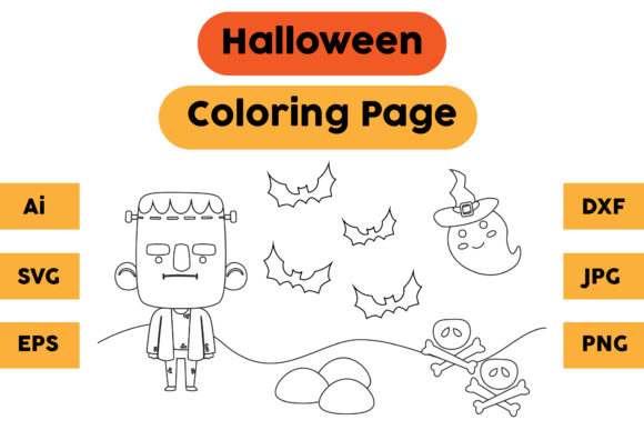 Evaluating Halloween Coloring Page 35 for Professional Client Graphics