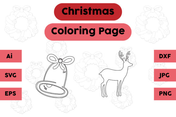 Handcrafted Holiday Magic: A Bell Deer Graphic for Crafters