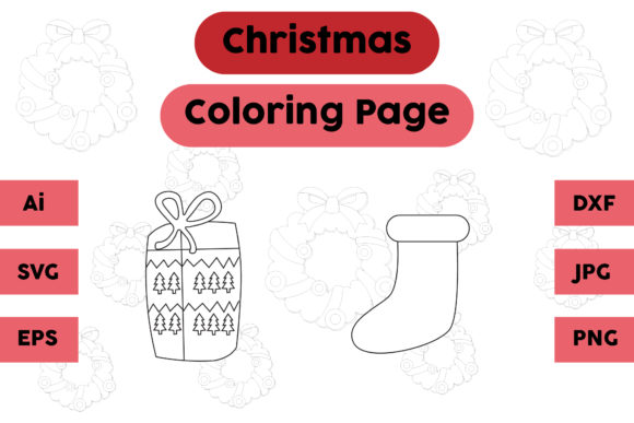 Reviewing Christmas Coloring Page Gift Socks for Digital Publishers